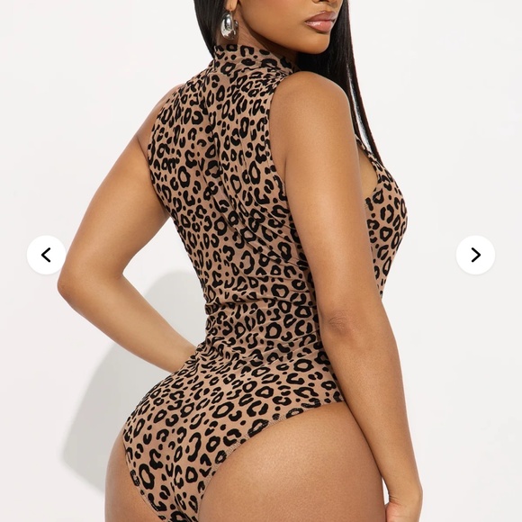 Leopard mesh bodysuit - Picture 2 of 6
